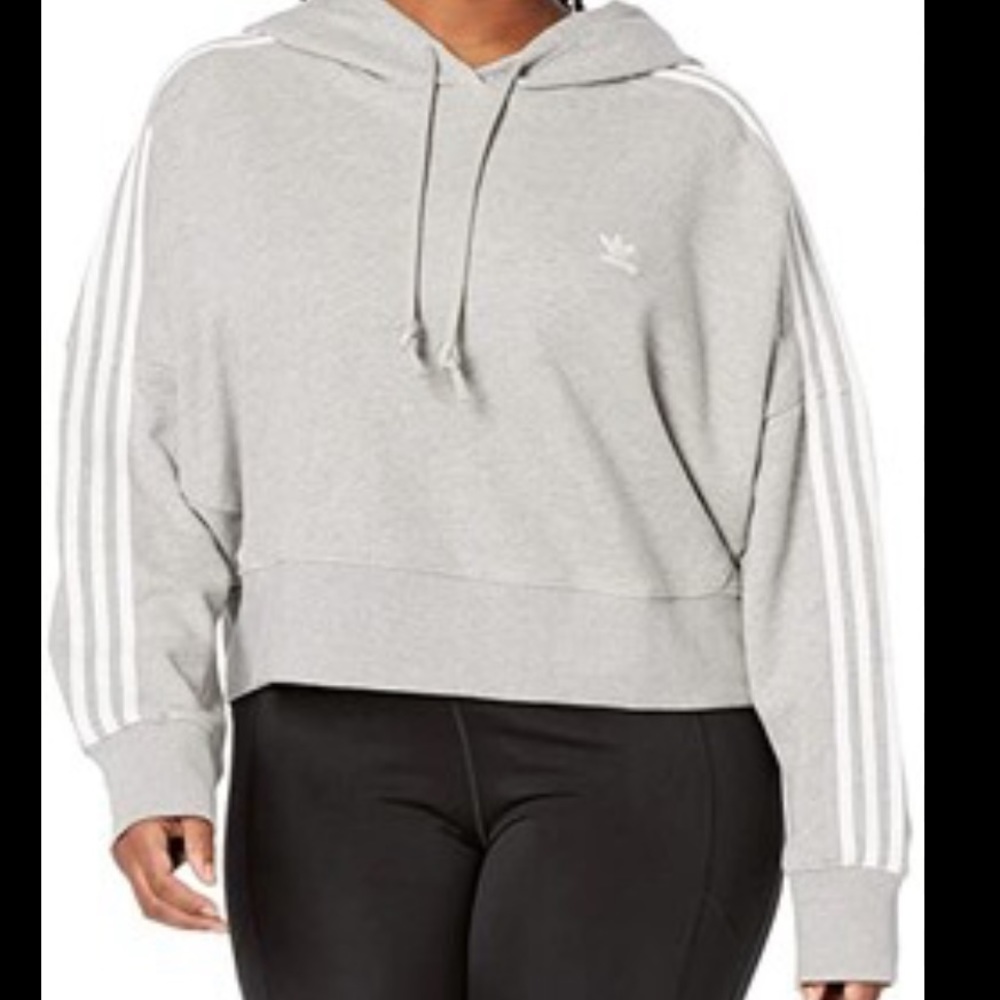 Adidas Cropped Hoodie.